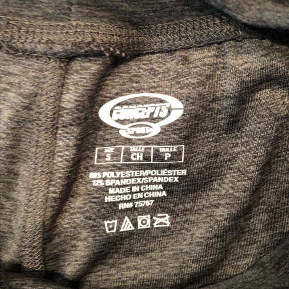 NWT Miami Heat Concepts Women's Centerline Knit Leggings - Charcoal Size small - Picture 3 of 3